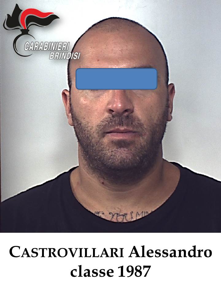 Localizzato e arrestato in una casa rurale nelle campagne di Oria Castrovillari Alessandro, 32enne del luogo: in fuga da luglio, deve espiare 2 anni 8 mesi e 23 giorni per rapina.