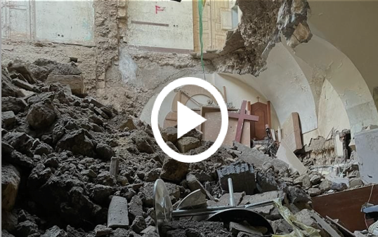Tragedia sfiorata a Cerignola: crolla ex Municipio abusivamente abitato da 5 famiglie e in uso all’adiacente chiesa del Carmine.